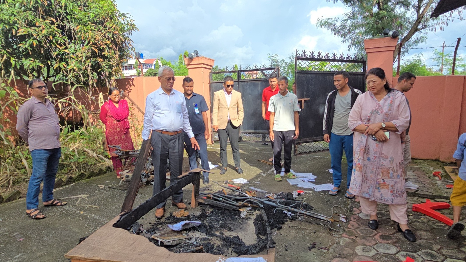 कर्णाली सरकारका प्रवक्ता शाहद्वारा जेन-जी आन्दोलनमा भएको क्षतिको अनुगमन